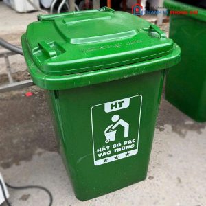 Thùng Đựng Rác Nhựa Cũ
