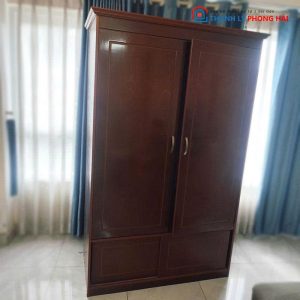 Tủ 1m2 Gỗ Ngăn Trượt Tiện Lợi Cũ