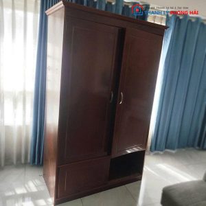 Tủ 1m2 Gỗ Ngăn Trượt Tiện Lợi Cũ