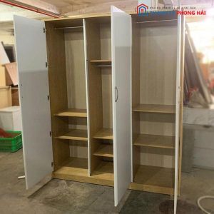 Tủ Áo 3 Cánh 1m6 Gỗ MDF Cũ