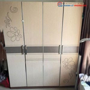Tủ Áo 4 Cánh Gỗ MDF Cũ