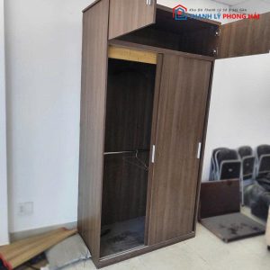 Tủ Áo Cánh Trượt Gỗ MDF 1m23 Cũ