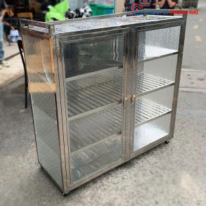 Tủ Chén Inox 4 Tầng Cũ