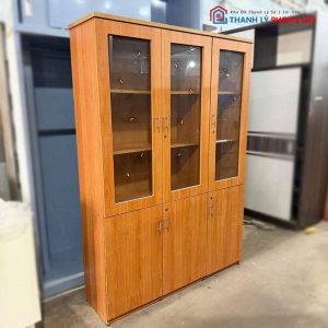 Tủ Đựng Tài Liệu Gỗ 6 Cánh Cũ