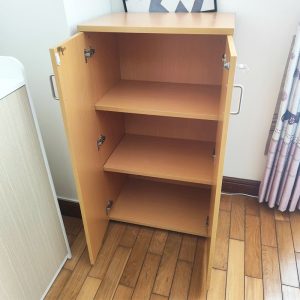 Tủ Giày Cũ 2 Cánh 3 Tầng Gỗ Công Nghiệp