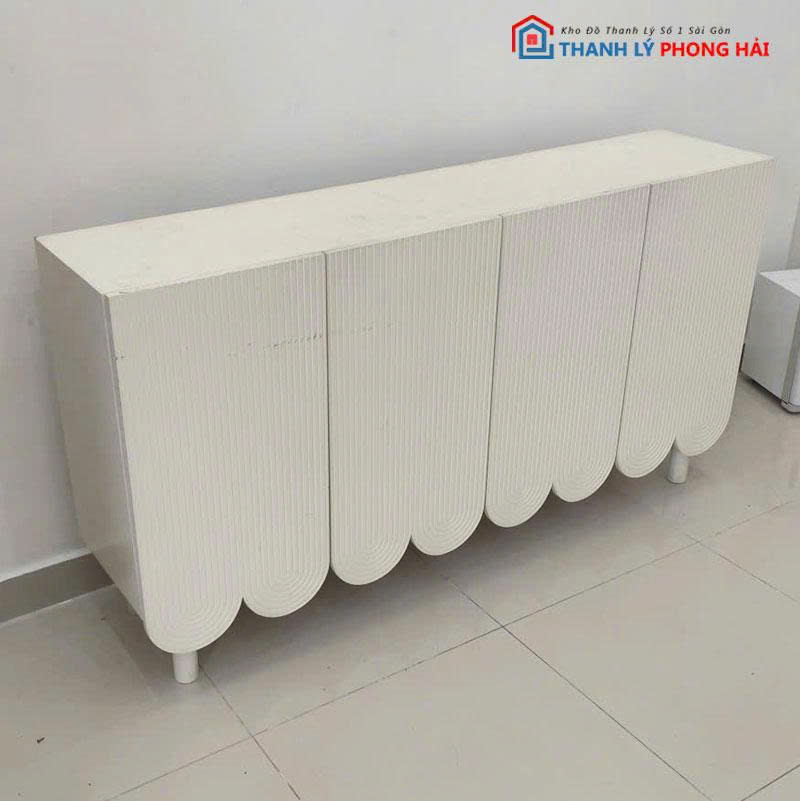 tu-giay-dep-4-canh-hoa-tiet-2 Tủ Giày Dép 4 Cánh Họa Tiết Sóng Nổi Cũ