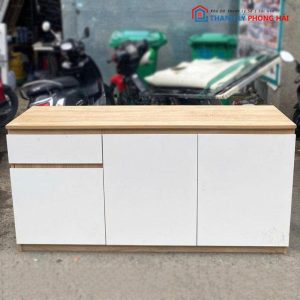 Tủ Hồ Sơ Thấp 3 Cánh 1m5 Cũ
