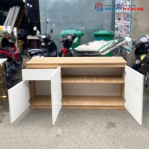 Tủ Hồ Sơ Thấp 3 Cánh 1m5 Cũ