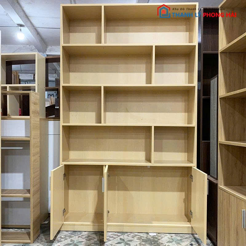 tu-ke-ho-so-go-mdf-1 Tủ Kệ Hồ Sơ Gỗ MDF Nhiều Ngăn Mới 99% (Nhiều KT)