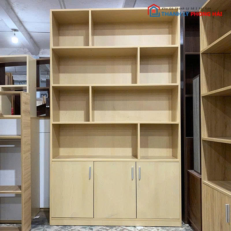 tu-ke-ho-so-go-mdf-4 Tủ Kệ Hồ Sơ Gỗ MDF Nhiều Ngăn Mới 99% (Nhiều KT)