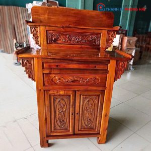 Tủ Kệ Thờ 2 Tầng Gỗ TN Truyền Thống Mới 99%