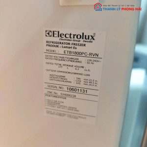 Tủ Lạnh Electrolux ETB1800PC-RVN 117L Cũ