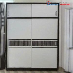 Tủ Quần Áo Cửa Lùa Cũ 2 Cánh Tay Nắm Âm