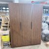 Tủ Quần Áo Gỗ MDF 1m5 Màu Vân Gỗ Mới 99%
