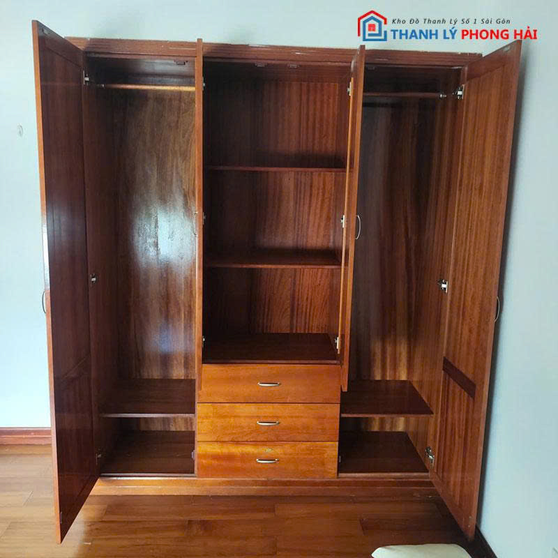 tu-quan-ao-go-soi-hagl-1m7-cu-1 Tủ Quần Áo Gỗ Sồi HAGL 1m7 Cũ