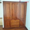 Tủ Quần Áo Gỗ Sồi HAGL 1m7 Cũ