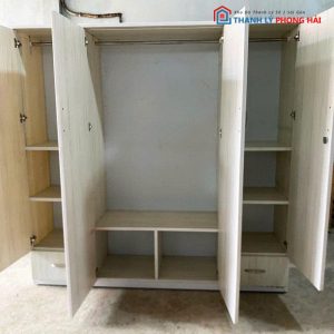 Tủ Quần Áo Nhựa 4 Cánh Cũ Đẹp
