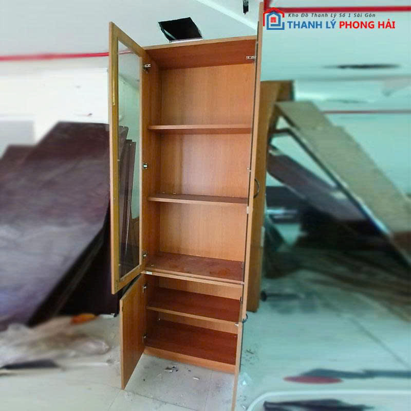 tu-tai-lieu-go-mdf-4-canh-cu-3 Tủ Tài Liệu Gỗ MDF 4 Cánh Cũ