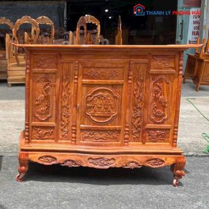 Tủ Thờ Gia Tiên Gỗ Tự Nhiên Mới 99% (Nhiều Mẫu)