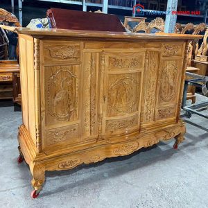 Tủ Thờ Gia Tiên Gỗ Tự Nhiên Mới 99% (Nhiều Mẫu)