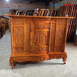 Tủ Thờ Gia Tiên Gỗ Tự Nhiên Mới 99% (Nhiều Mẫu)