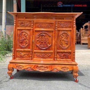 Tủ Thờ Gia Tiên Gỗ Tự Nhiên Mới 99% (Nhiều Mẫu)