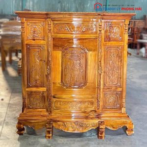 Tủ Thờ Gỗ Tràm 1m47 Mới 99%