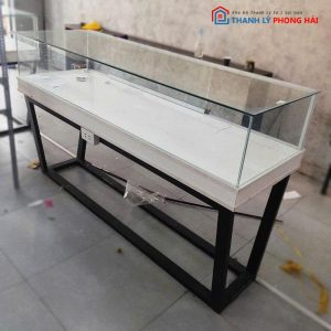 Tủ Trưng Bày Sản Phẩm 1m8 Lồng Kính Cũ