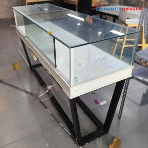 Tủ Trưng Bày Sản Phẩm 1m8 Lồng Kính Cũ