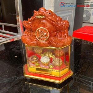 Tượng Cóc Thiềm Thừ Ngậm Tiền Chiêu Tài Lộc Cũ