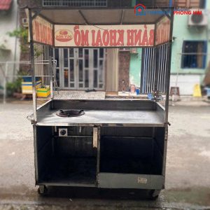 Xe Bán Hàng Take Away 1m3 Inox Cũ