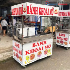 Xe Bán Hàng Take Away 1m3 Inox Cũ