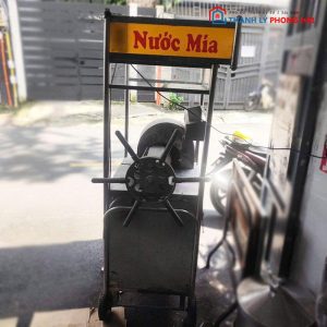 Xe Nước Mía Cũ Khung Inox Có Bánh Xe